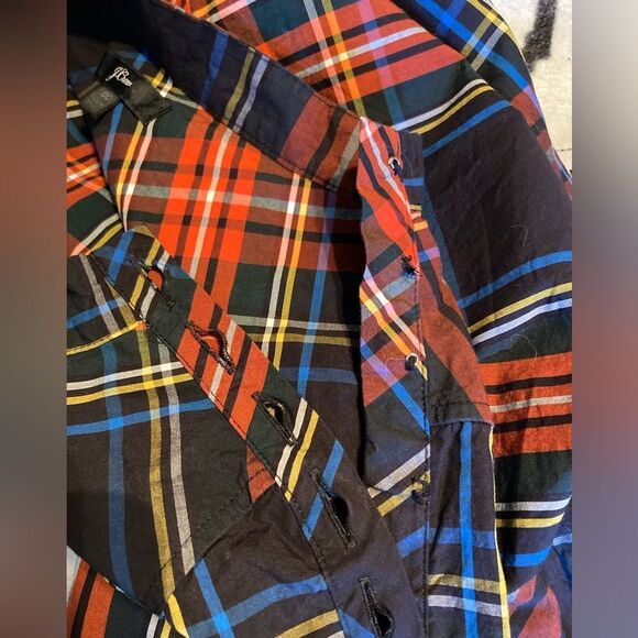 J Crew plaid high low blouse - Picture 7 of 7